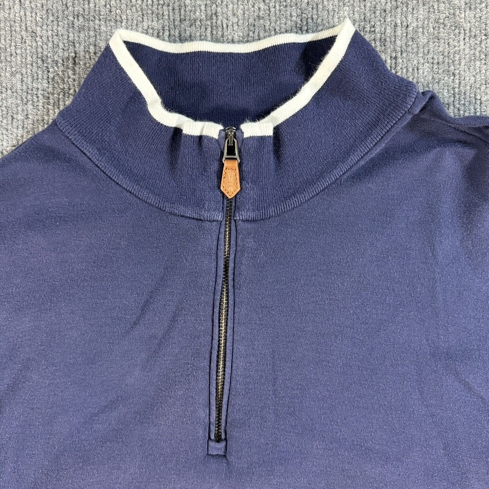Polo Golf Pullover Mens XLBlue Quarter Zip Pullover Jacket - Picture 4 of 9